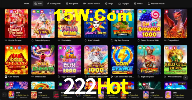 Bônus Generosos e Exclusivos no 222Hot para Você!